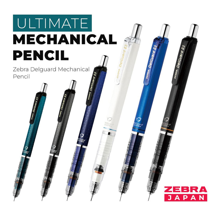 Zebra Delgard Mechanical Pencil 0.7mm - SCOOBOO - P-MAB85-BK - Mechanical Pencil