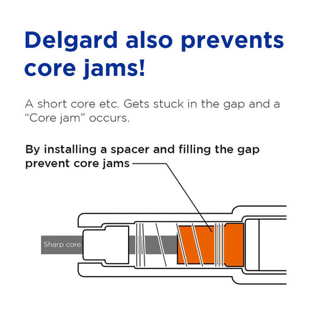 Zebra Delguard Mechanical Pencil 0.5mm - SCOOBOO - PMA85-SQV - Mechanical Pencil