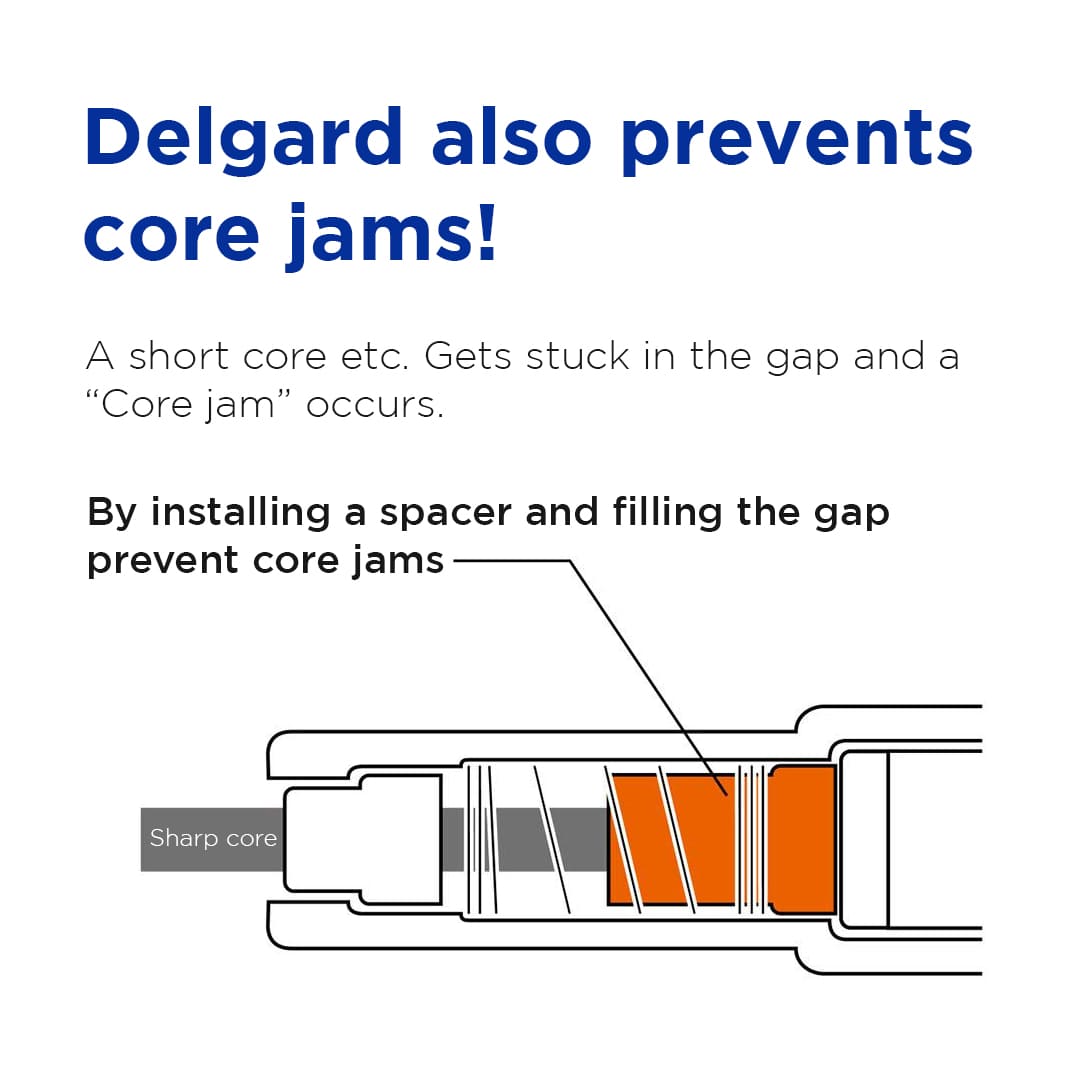 Zebra Delgard Mechanical Pencil 0.3mm - SCOOBOO - P-MAS85-LMV - Mechanical Pencil