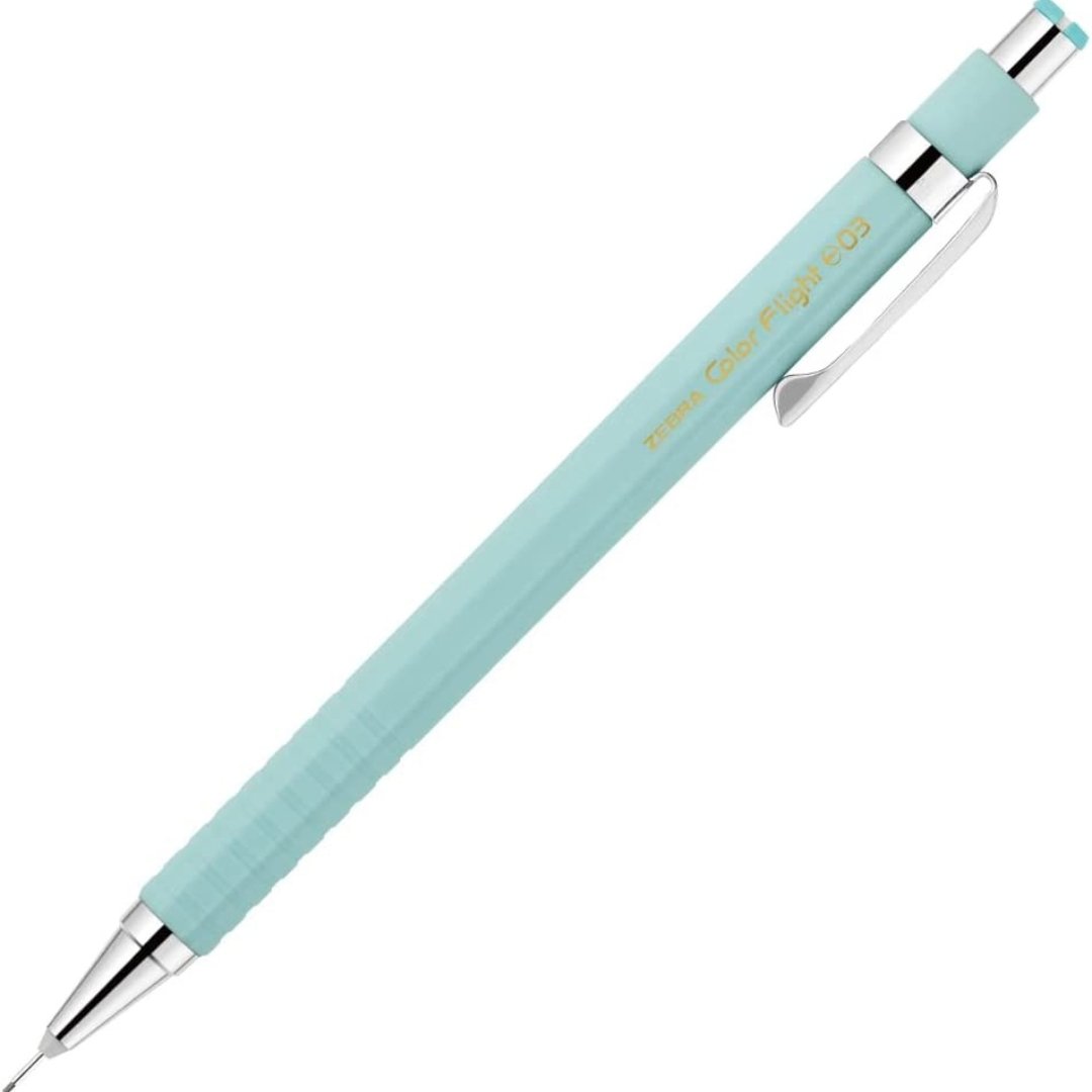 Zebra Pastel Color Flight Mechanical Pencil 0.3 - SCOOBOO - MAS53-FMP-WMG - Mechanical Pencil