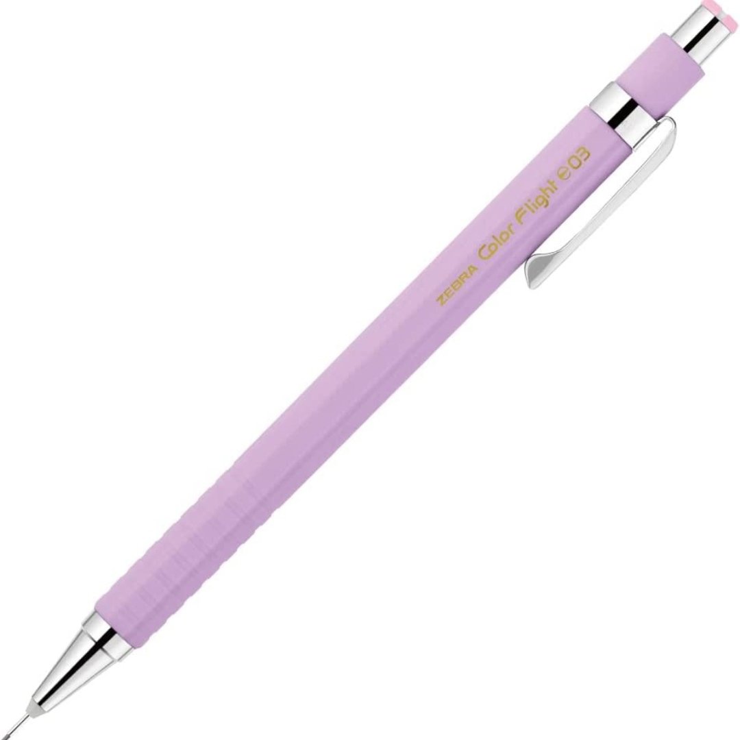 Zebra Pastel Color Flight Mechanical Pencil 0.3 - SCOOBOO - Zebra