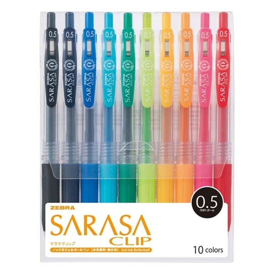 Zebra Sarasa Clip 0.5 Color Pen Set - SCOOBOO - JJ15-10CA - Gel Pens