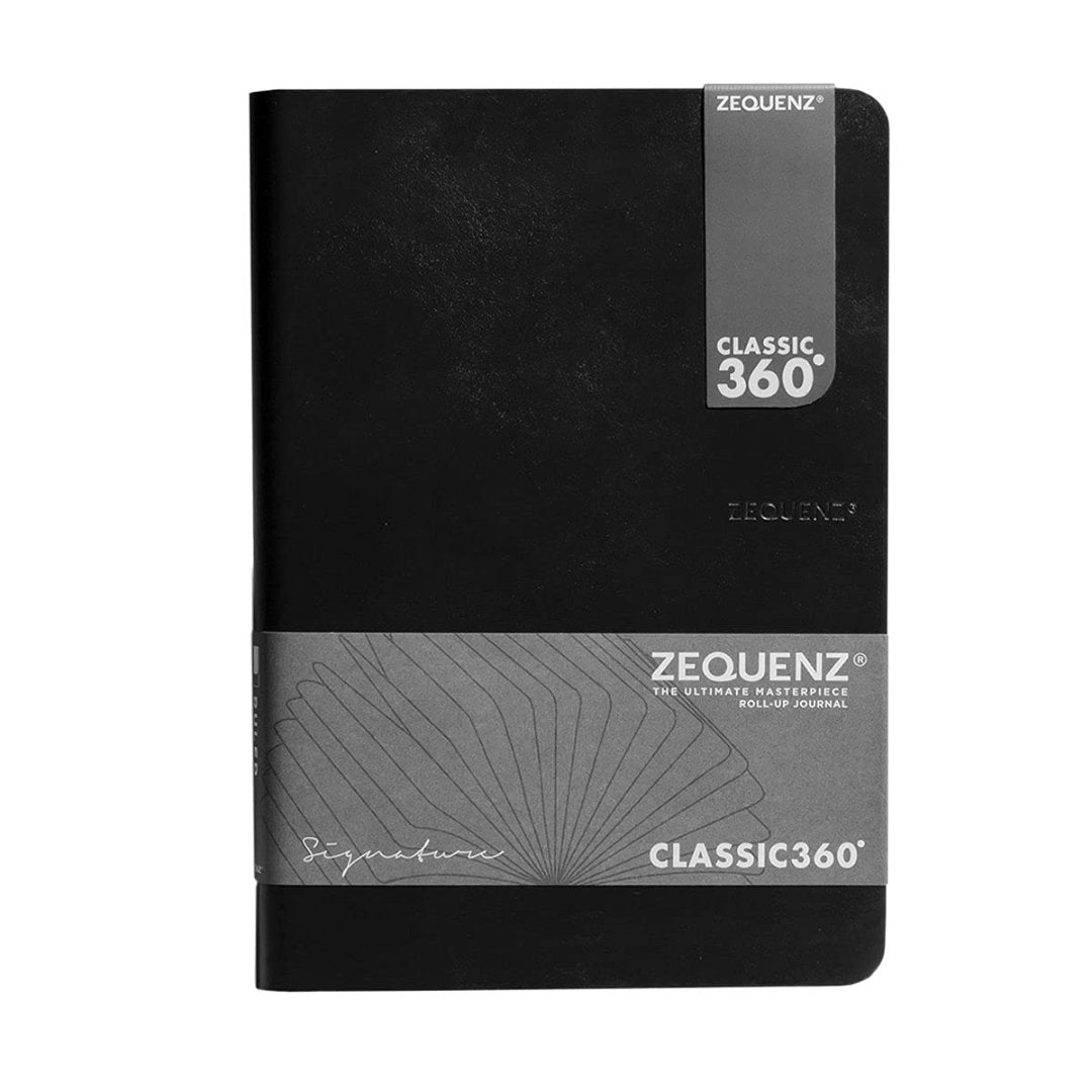 Zequenz Signature Lite Series A5 Ruled Notebook - SCOOBOO - 360-SNJ-A5-Lite-BKR-NIS - Ruled