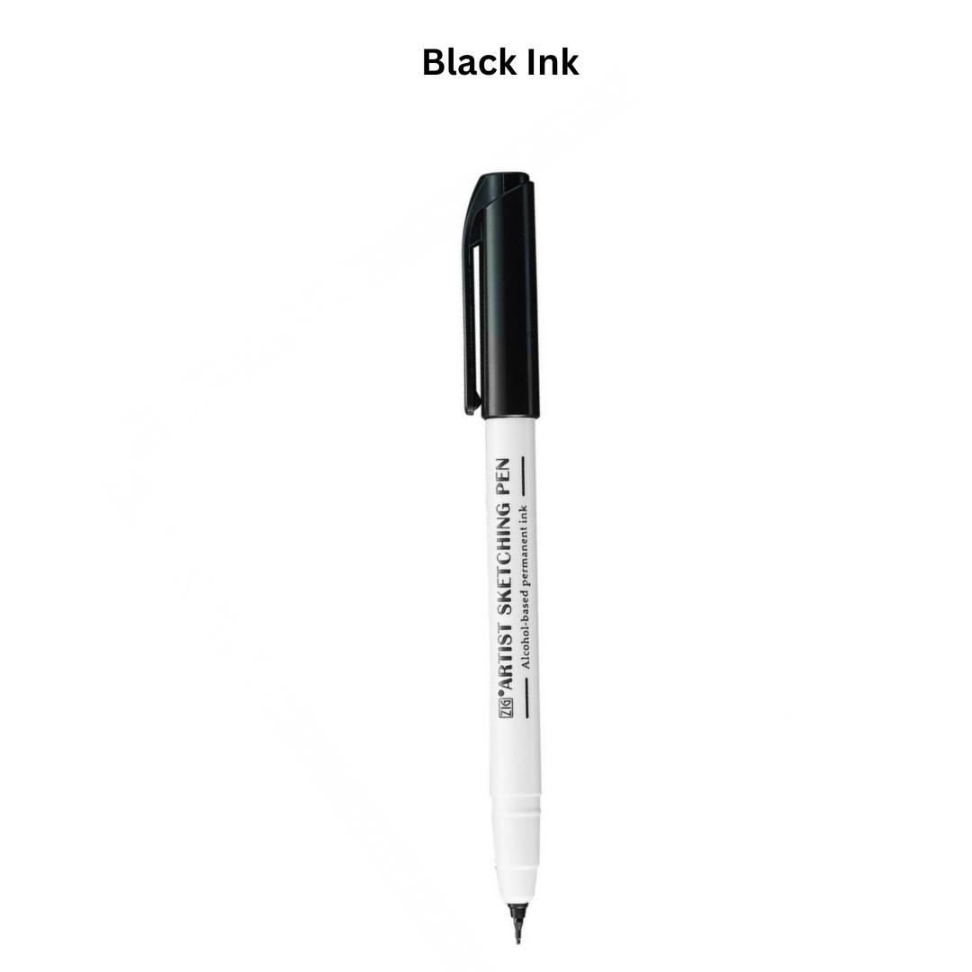 Inkonic™ Fineliner Pens, Black - Pack of 12 – Arteza.com