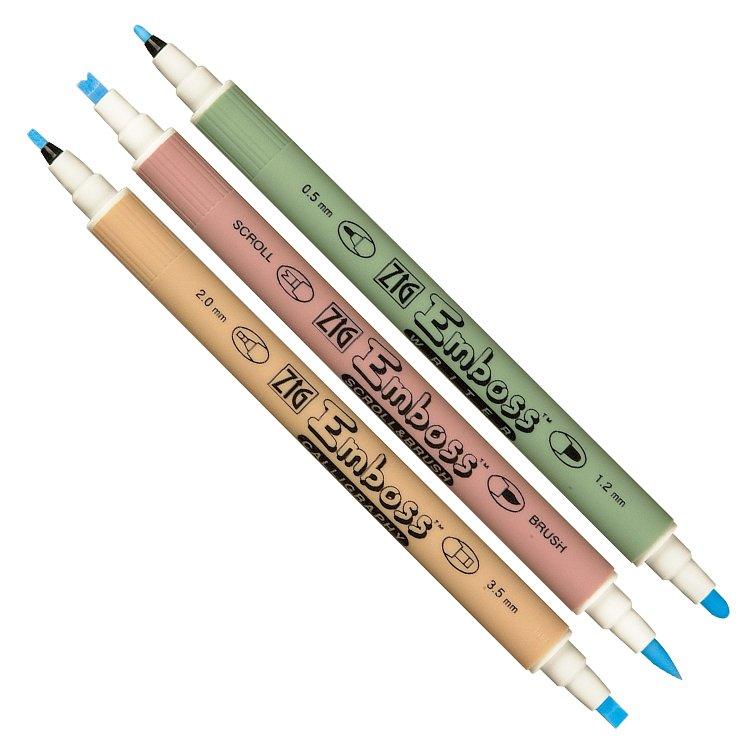 ZIG Emboss Assortment Set - SCOOBOO - TC-3V - Brush Pens