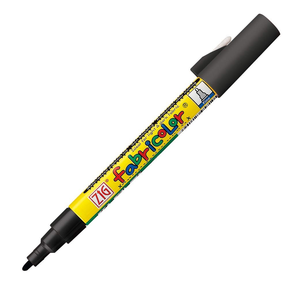 ZIG Fabricolor Fabric Marker, 2mm - SCOOBOO - PFC-20 - White-Board & Permanent Markers