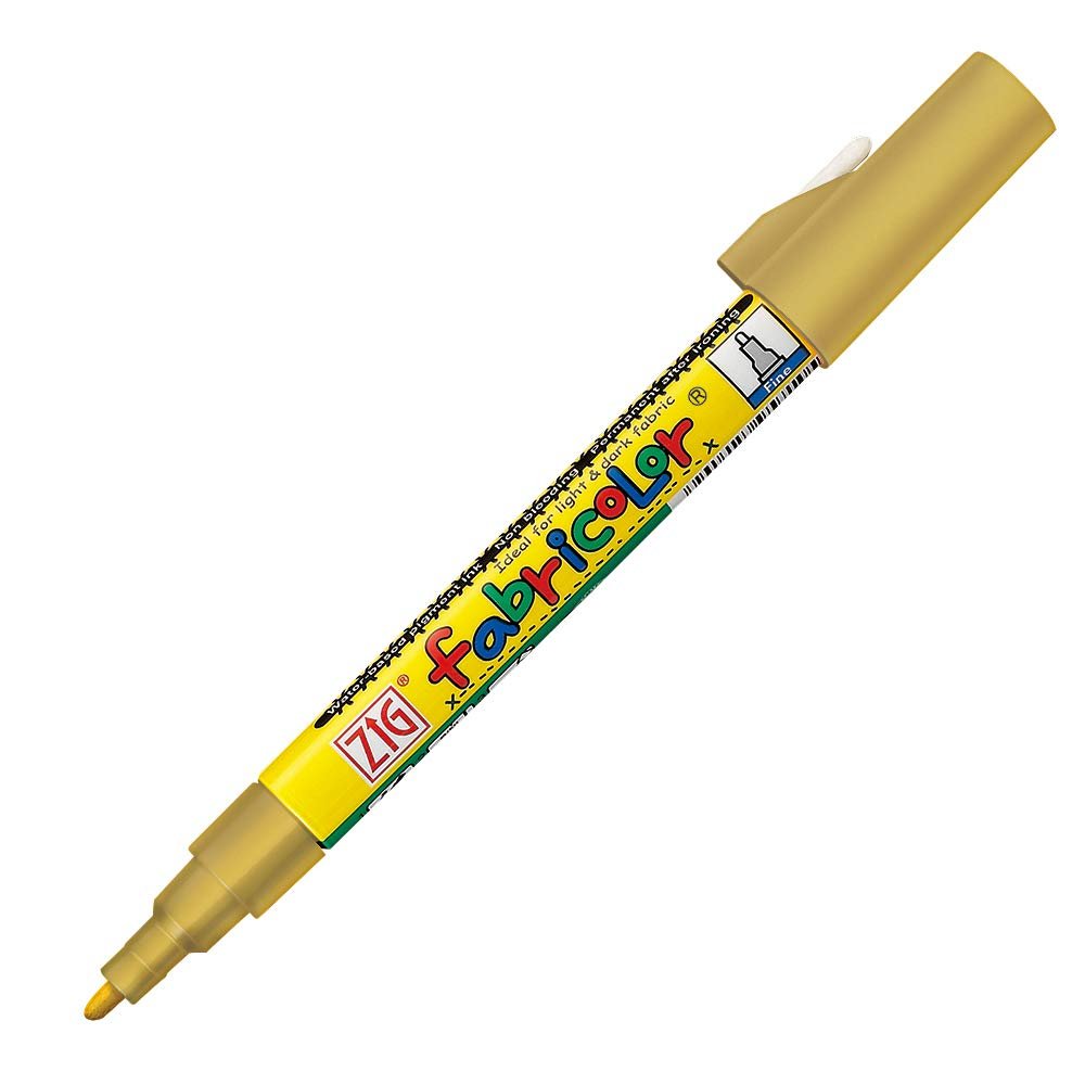 ZIG Fabricolor Fabric Marker, 2mm - SCOOBOO - PFC-20 - White-Board & Permanent Markers